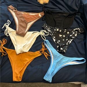 Colorful Bikini Bottoms Set